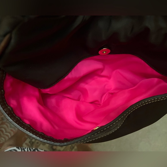 Dooney & Bourke Brown Nylon Handbag  15W / 10.5 H - Picture 10 of 11